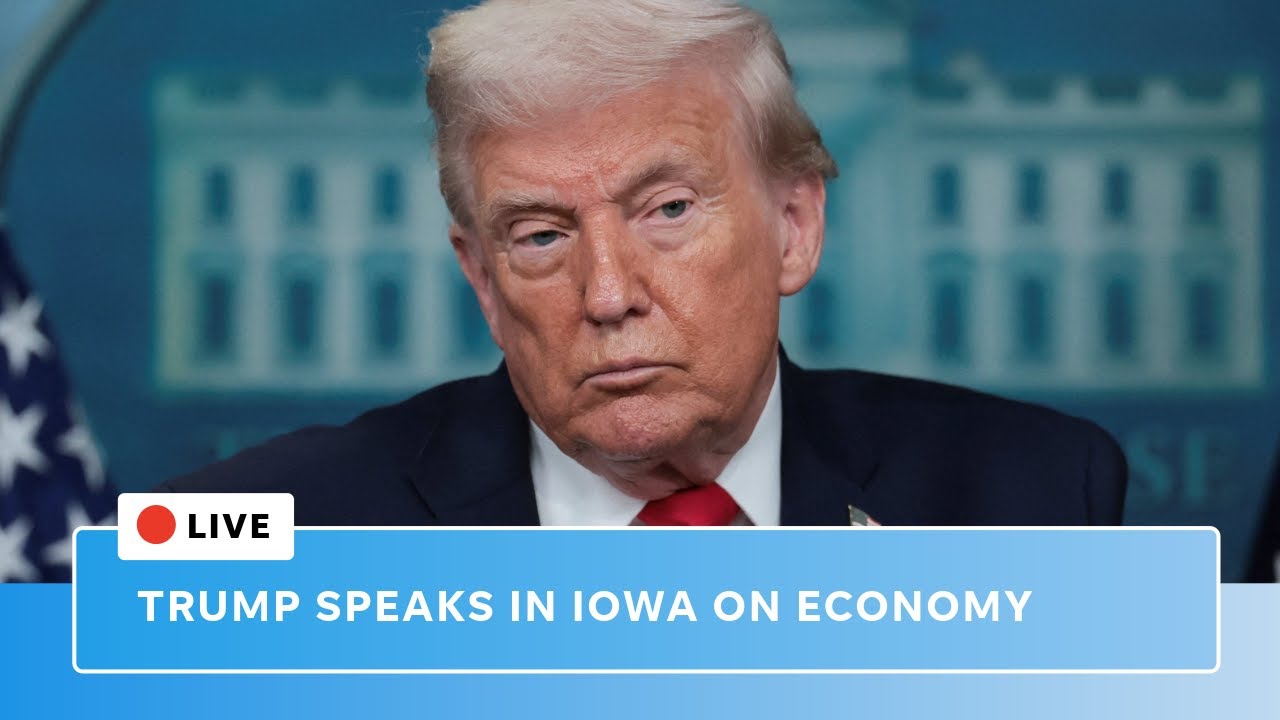 Live: President Donald Trump holds rally on economy in Clive, Iowa