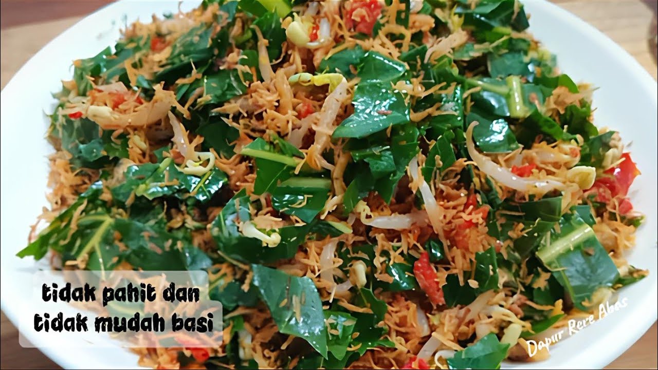 cara masak URAP URAP DAUN MENGKUDU tidak pahit dan tidak mudah basi