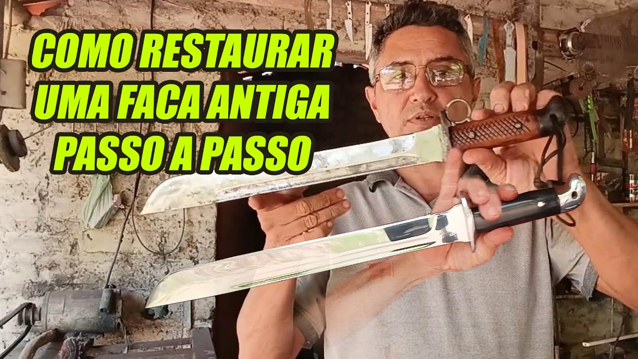 como restaurar uma faca antiga
