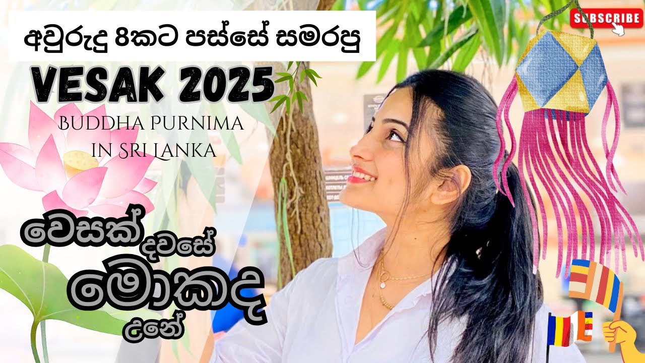 වෙසක් දවසේ මොකද උනේ😱| බලන බලන තැන කෑම | Vesak in Sri lanka | වෙසක් බලන්න යනවනම් මෙහෙම යන්න| Srilanka