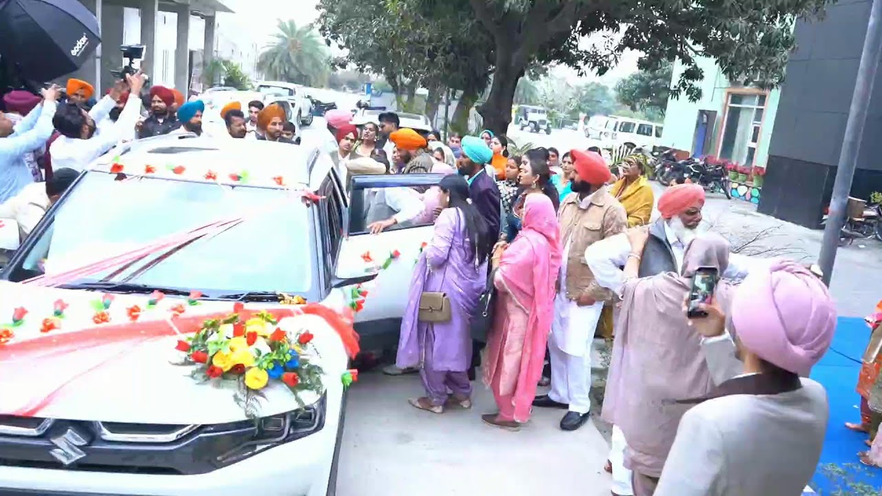 Jagpreet kaur Weds Sukhraj Singh Weddig Mani photography makhu 9041763259