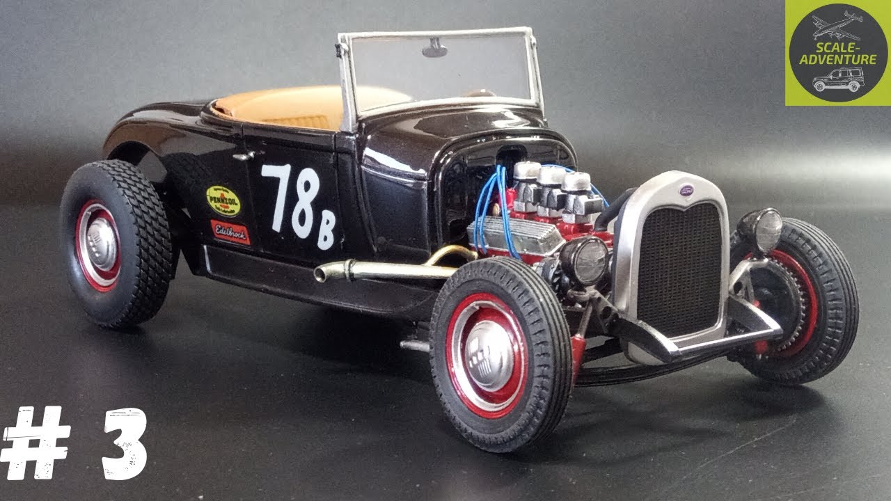 Ford '29 Model A Roadster 2'N1 Revell #3