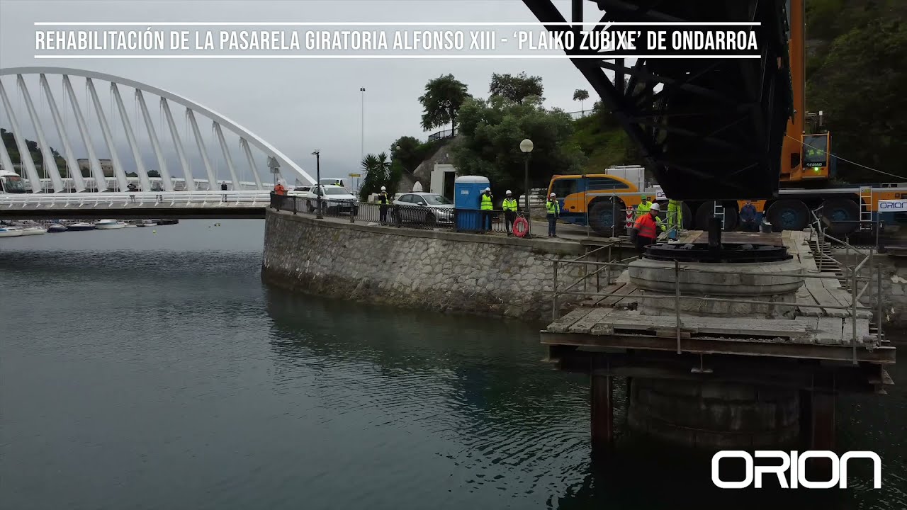 Rehabilitación del puente giratorio de Ondarroa - Grupo ORION