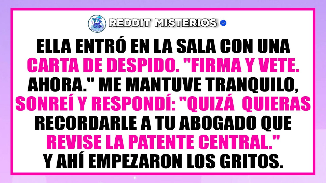 Una CEO hambrienta de poder intentó borrarme antes de un trato de $950M, mi patente acabó su carrera