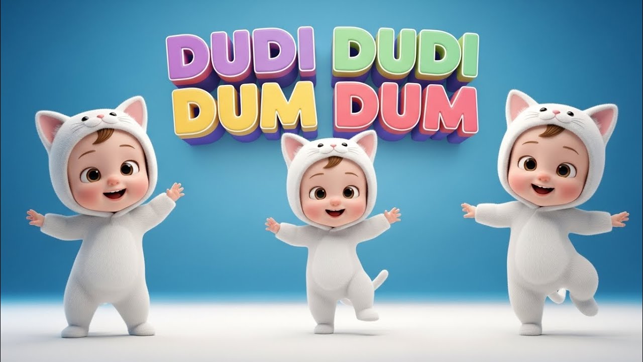 Dudi Dudi dum dum songs funny dance funny kids cats dance 3D animation