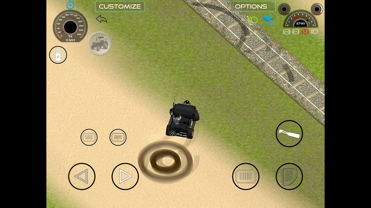 How to do dount in Indian vehicle simulator 