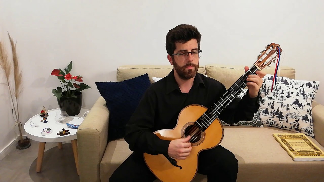 Diabelli - Deux Fugues Opus 46, n&deg; 1 in A minor - Marcos Pablo Dalmacio (early romantic guitar)
