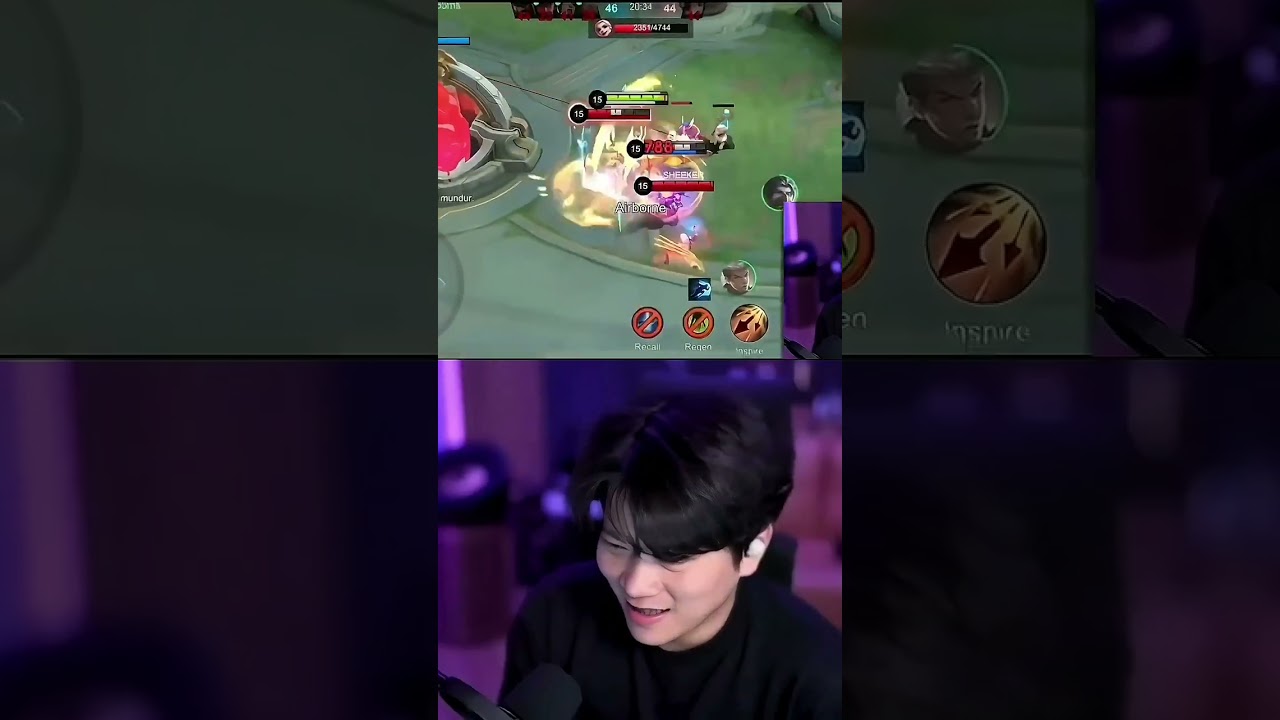 Unlimited Pasif Argus #reaction #bkent #jonathanliandi #argus #mobilelegendsid #shorts