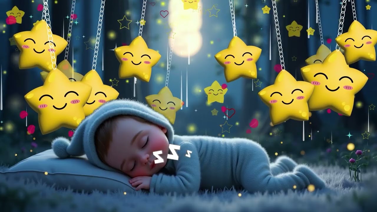 Sleep Instantly Within 3 Minutes ♥ Sleep Music for Babies ♫ Mozart Brahms Lullaby
