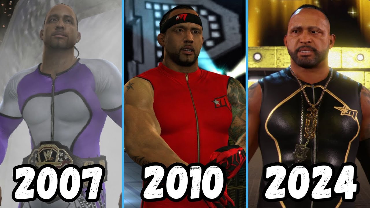 Эволюция MVP (Монтел Вонтавиус Портер) 2007-2024 — WWE Games