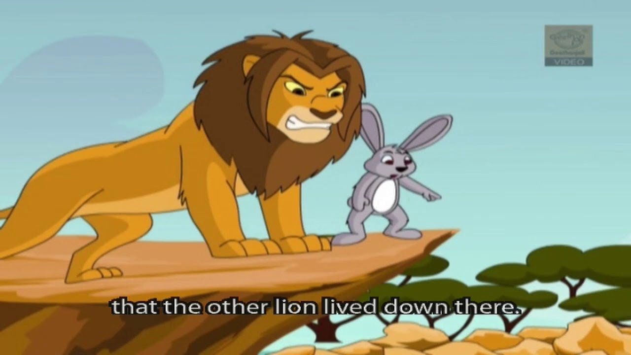 Tales of Panchatantra - The lion and The Rabbit - Moral Stories for Children