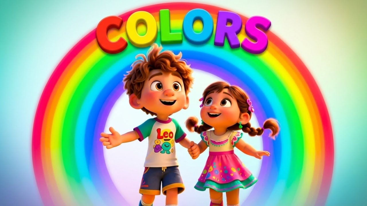 The Rainbow Song for Kids 🌈 | Learn Light & Colors Fast