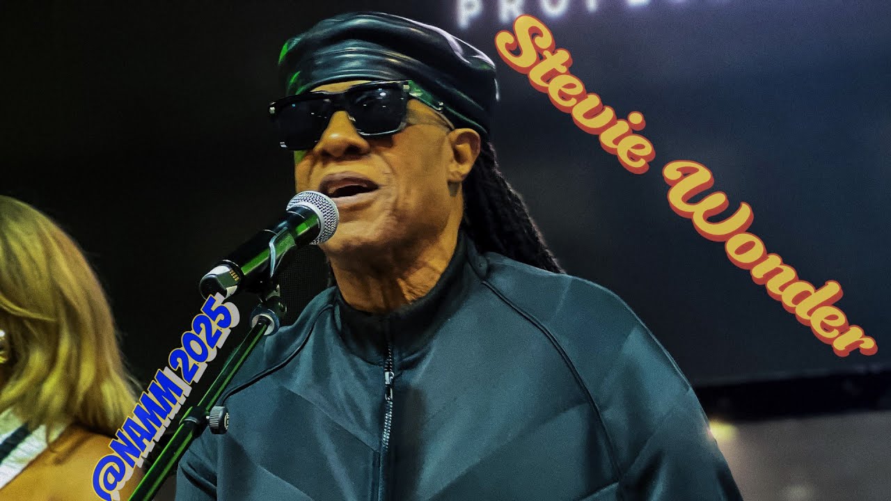 Stevie Wonder & Shelea -  Front Row at NAMM 2025