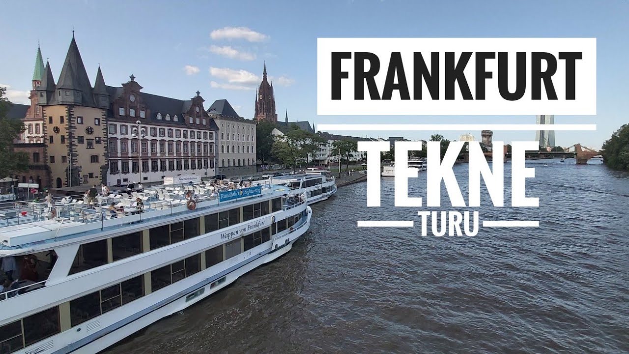 Frankfurt Main Nehri Tekne Turu