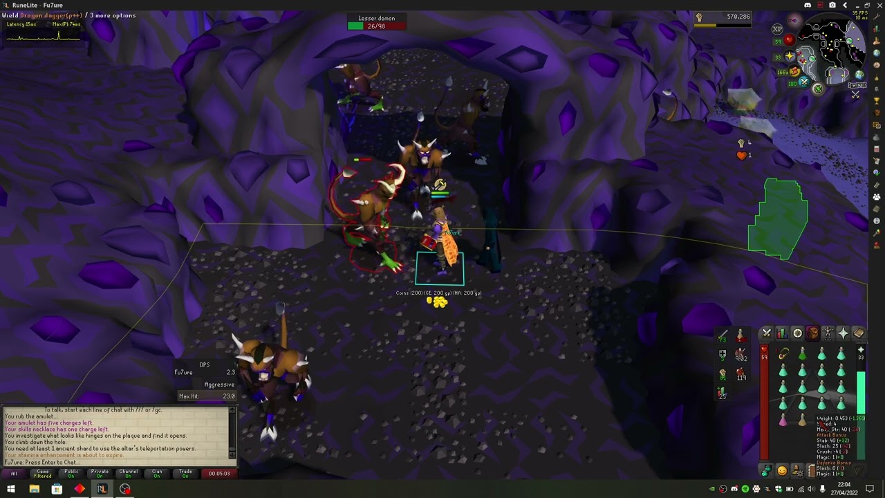 1 Def Pure Build - #7 (Catacombs task, 47 slayer, 67 strength, 59hp)