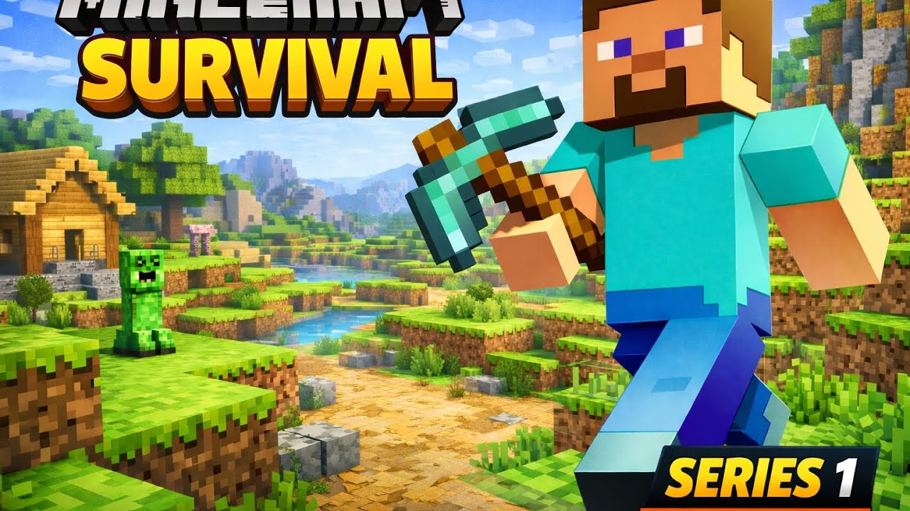 Minecraft Survival #1 | First Day in New World!
