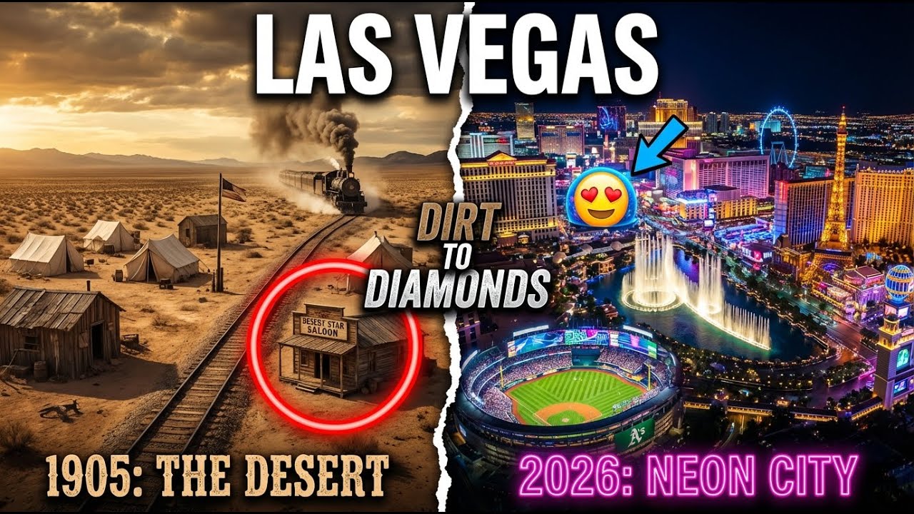 Evolution of LAS VEGAS: 1905 to 2026 (3D Timelapse)