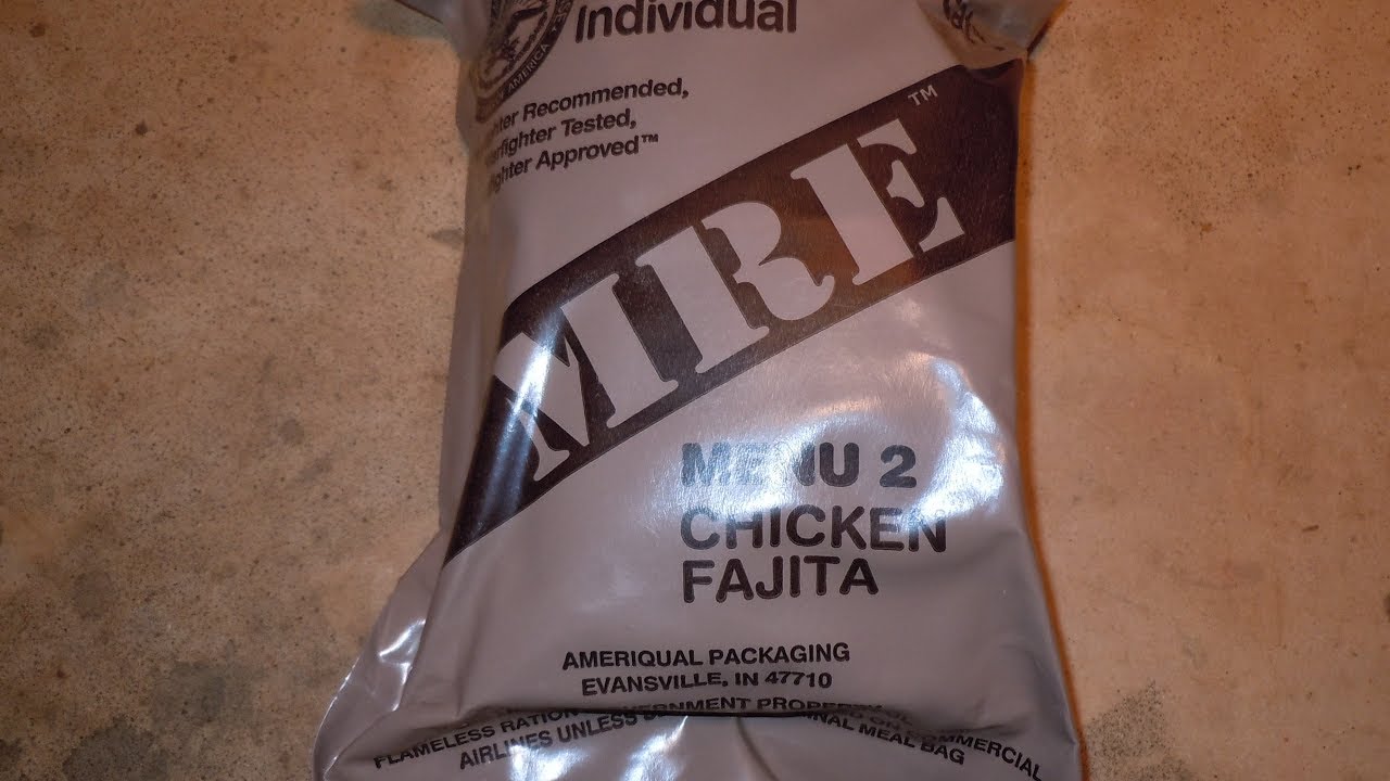 MRE Review - Menu No 2 - Chicken Fajita