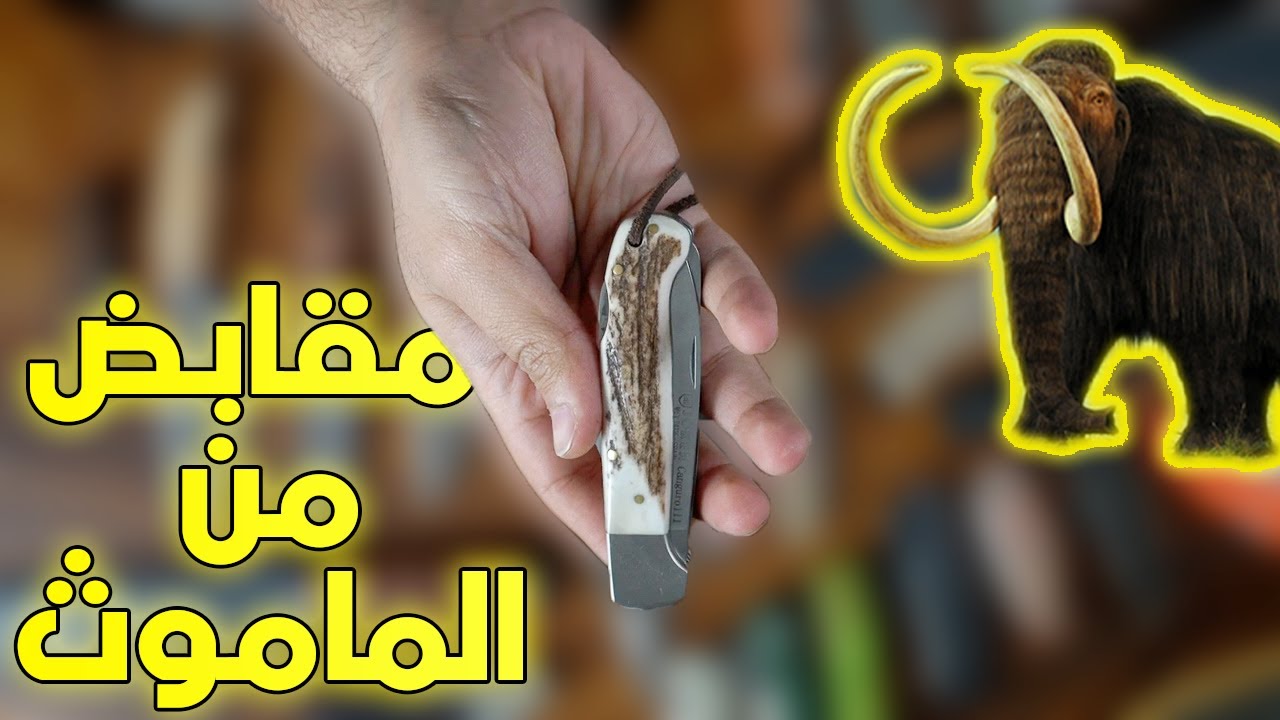 مقابض السكين ؟؟  ومقبض جبناه من الماموث ! ✌🏼🛑