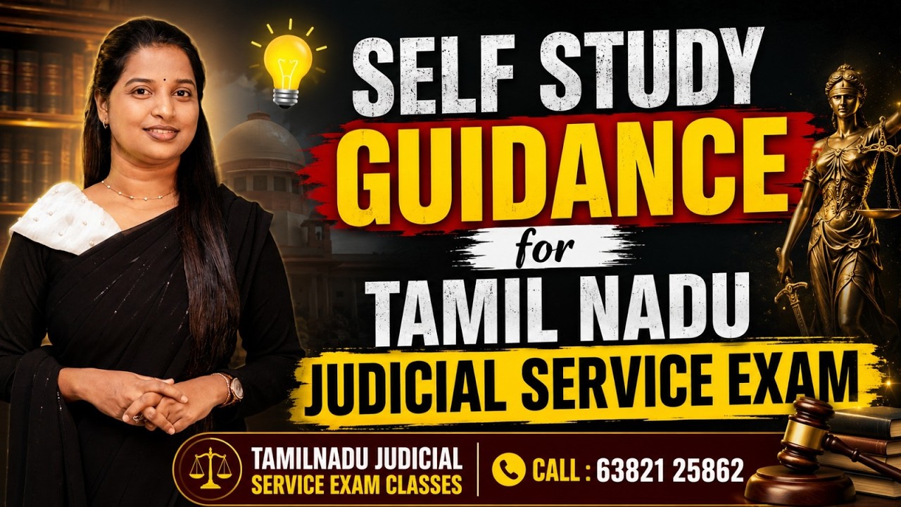 Self Study Guidance for TN Civil Judge Exam | Complete Preparation Strategy | LawxpertsMV
