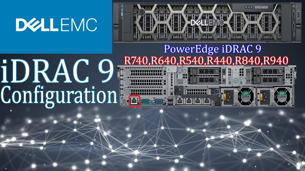 How to configure iDRAC 9 at initial setup of your DellEMC servers.