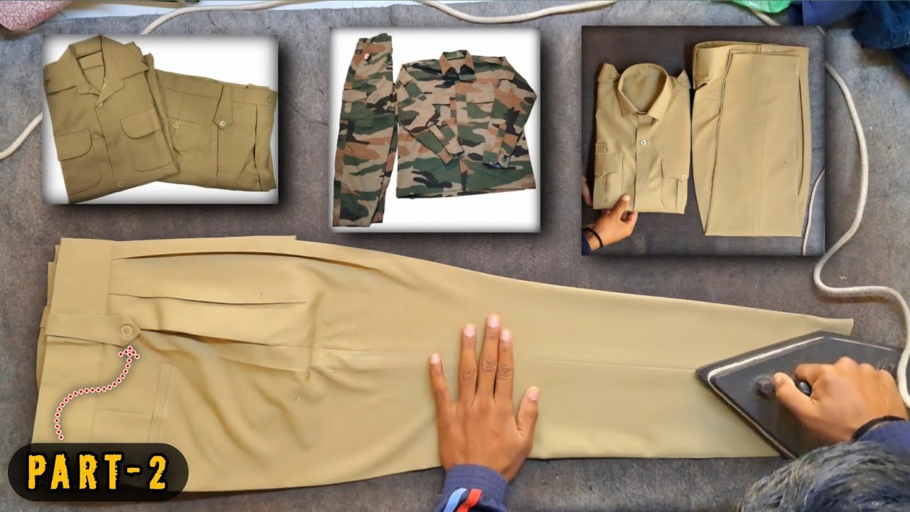 HOW TO IRONING IN POLISH UNIFORM (PART-2)👮‍♂️🎖 ||IPS UNIFORM NCC UNIFORM PRESS KAISE KARE AT HOME 🏡 