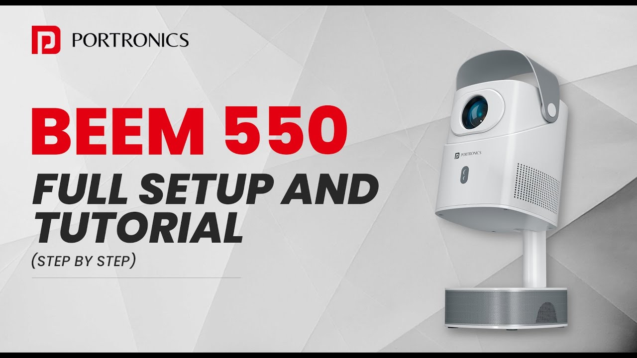 Проектор Portronics Beem 550 | Полное руководство по настройке и подключению