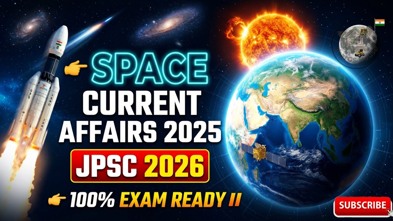 🚀 Space Related Current Affairs 2025 | ISRO • NASA • Space Missions | JPSC • JSSC | JharGS House