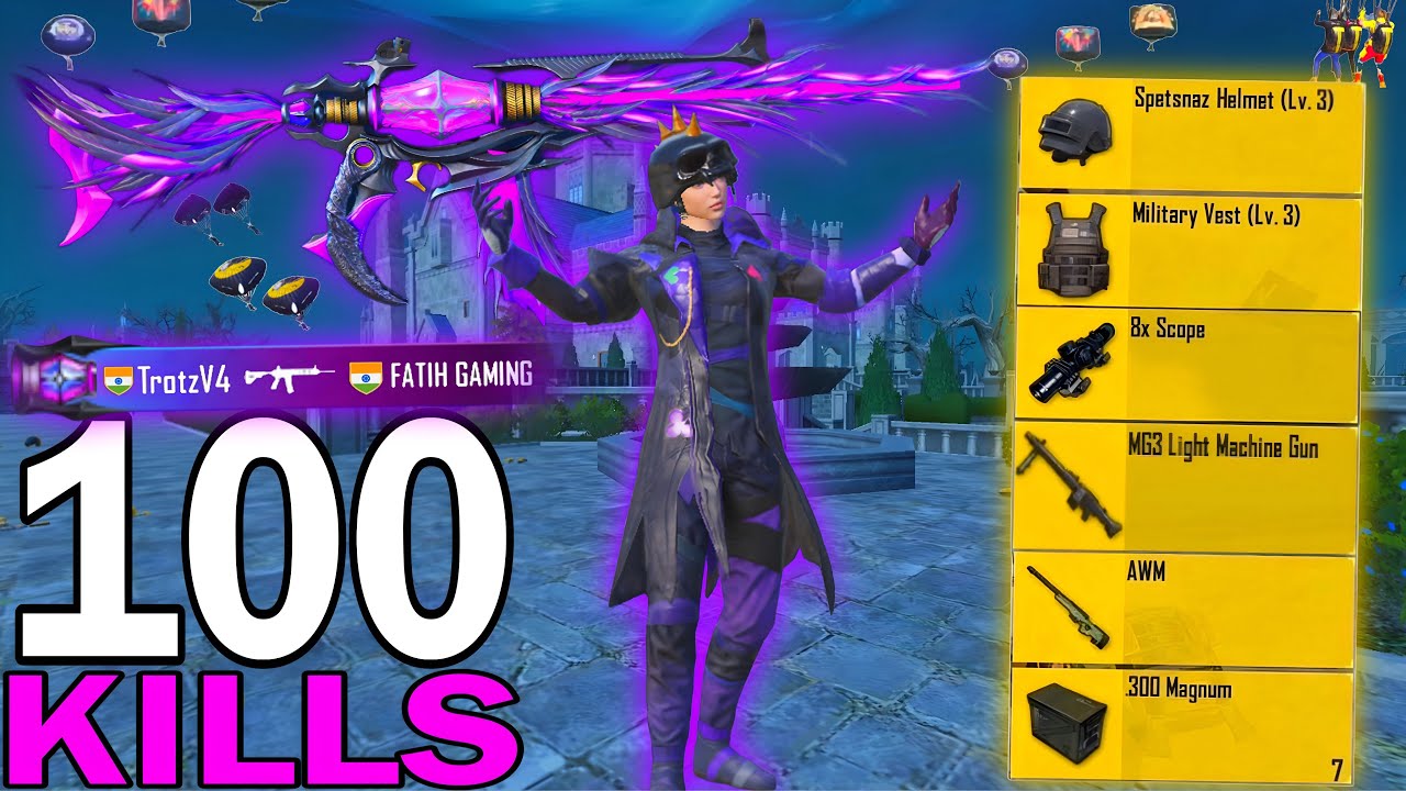 100 KILLS! 😍 NEW BEST LOOT GAMEPLAY with JOKER SET 🔥 PUBG MOBILE - BGMI