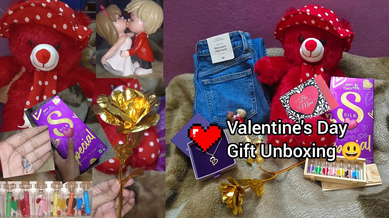 Valentine's Day Gift Unboxing 😃😃 