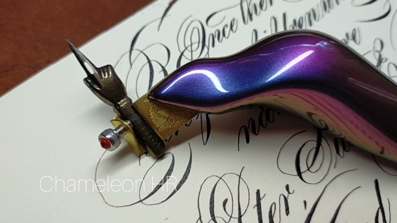 Ergonomic oblique penholder Popelpen Chameleon HR