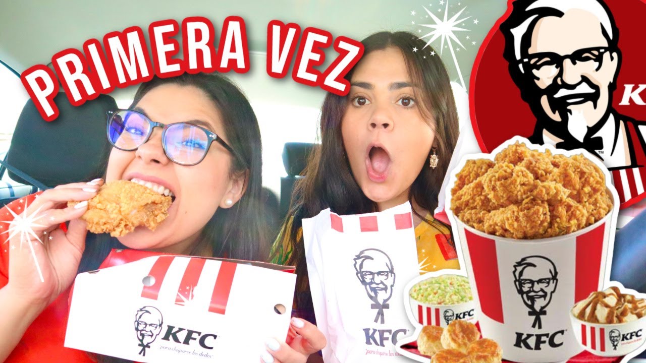 PROBAMOS TODO EL MENÚ DE KFC!!  *POR PRIMERA VEZ* | RebeO