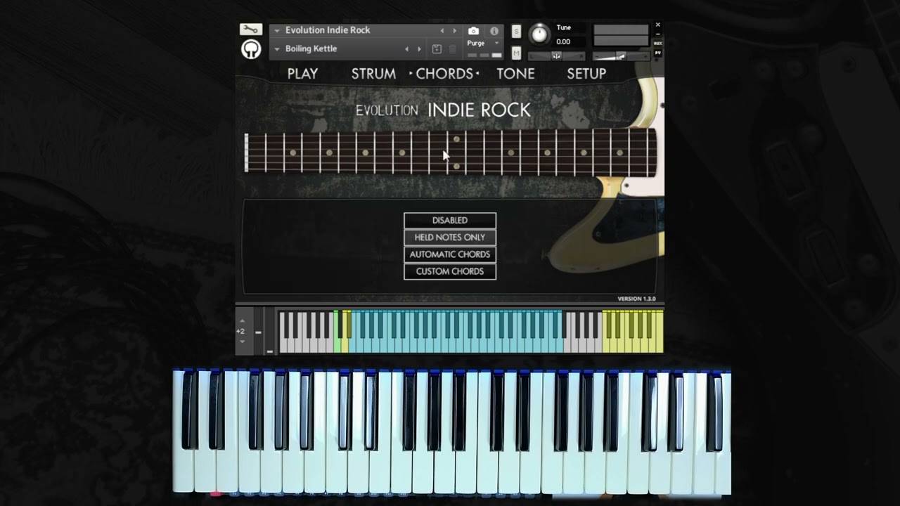 Getting Powerchord Rhythms with The Evolution Guitar Virtual Instruments