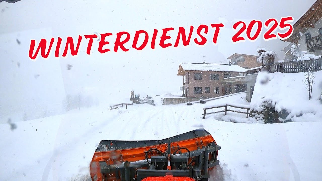 ❄️#winterdienst❄️#schneeräumung❄️2025 🚜 in den österreichischen Alpen 🏔️