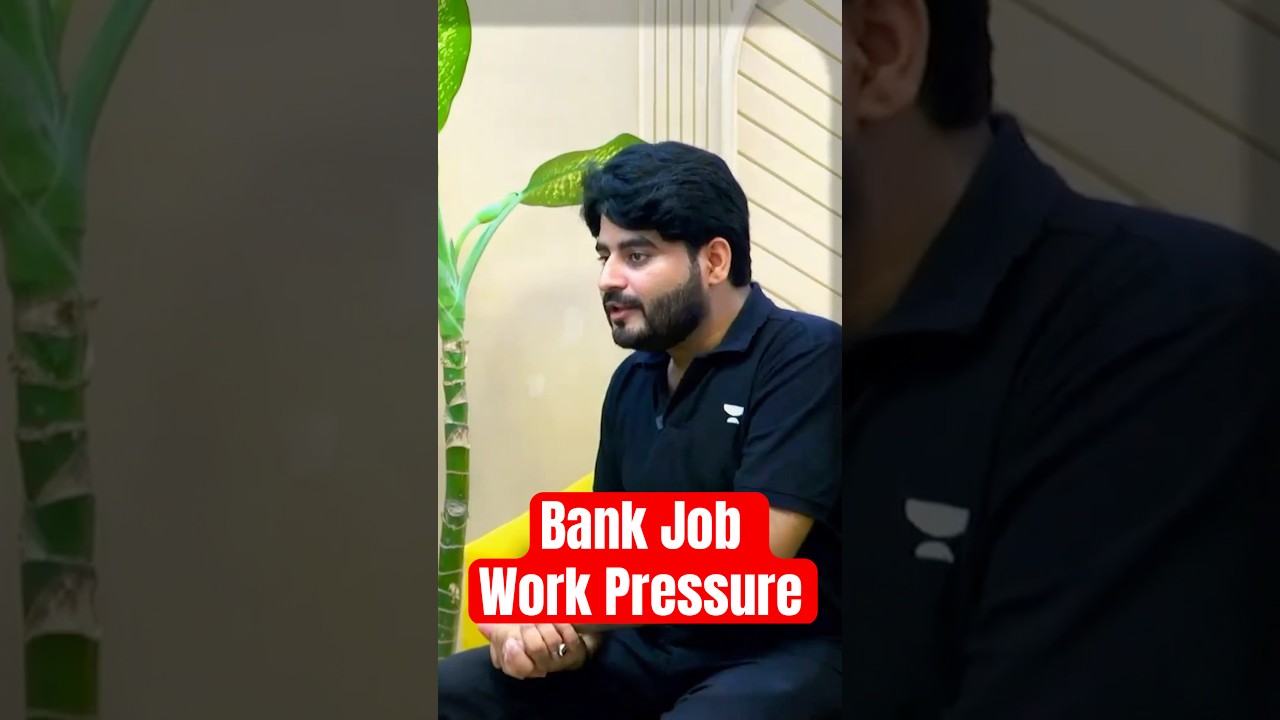 Bank Job Work Pressure📌 #Vishalsirog