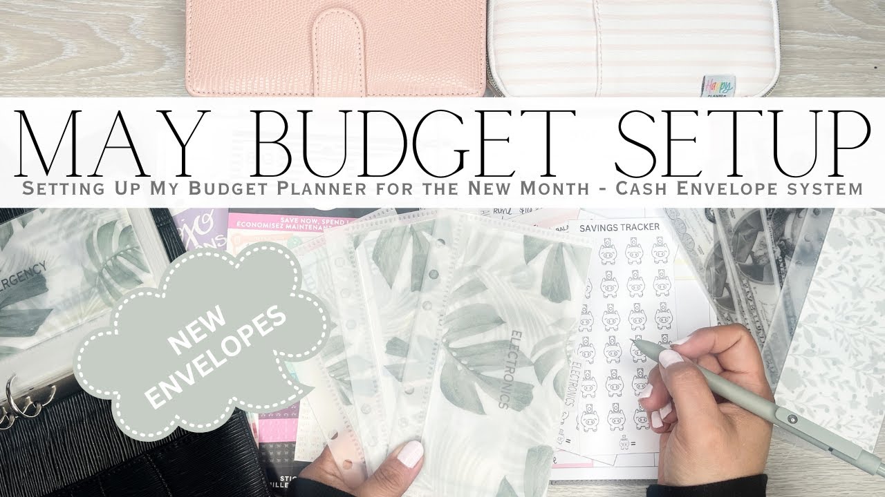 May 2024 Cash Envelope Budget Planner Setup | Setting Up My Planner for the New Month