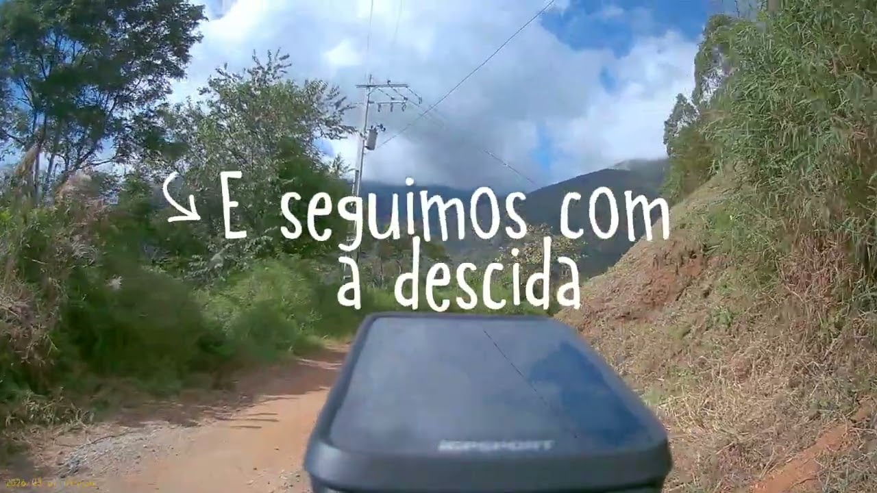 A estrada do Pico da Caledônia, em Nova Friburgo (RJ)