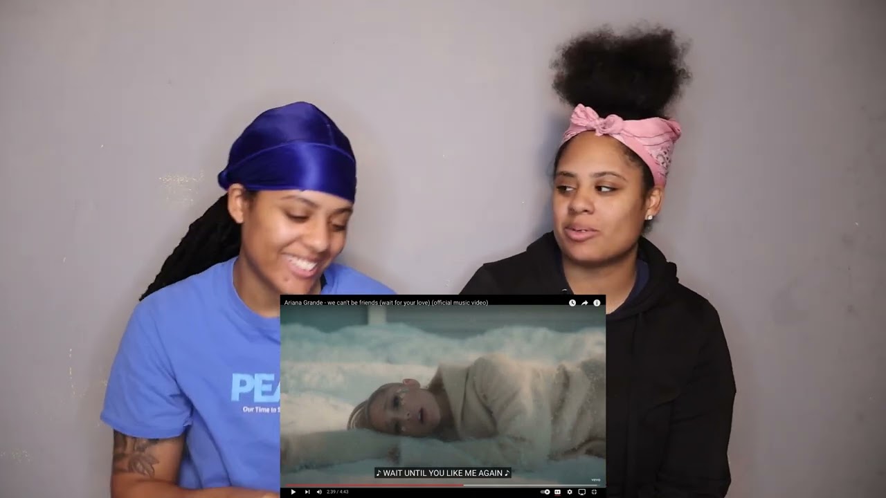 Ariana Grande - we can't be friends (wait for your love) (official music video) REACTION VIDEO!!!