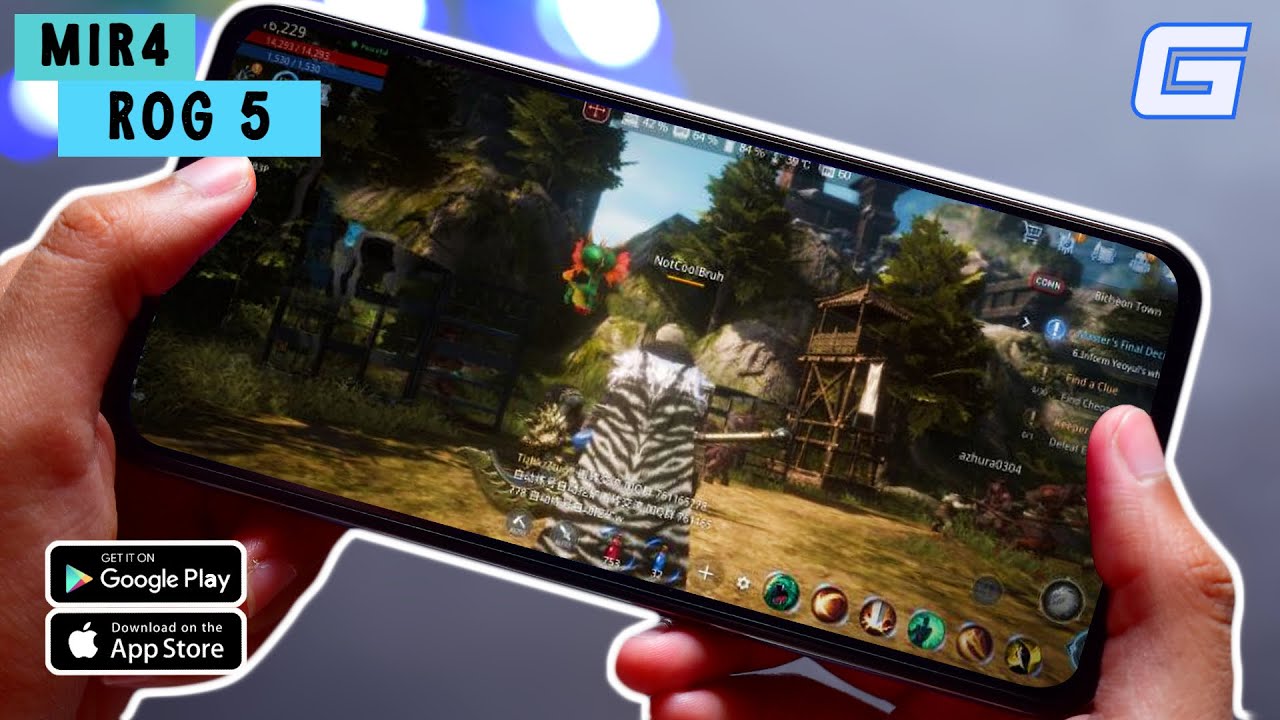 Mir4 Gameplay | Asus Rog Phone 5 Overclocked | SnapDragon 888 | Android iOS |