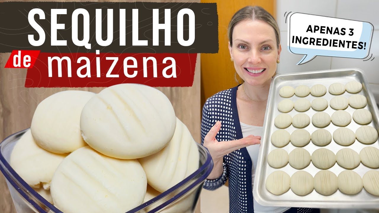 SEQUILHO DE MAIZENA E LEITE CONDENSADO - SÓ 3 INGREDIENTES