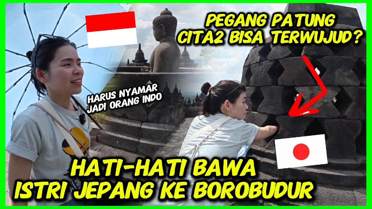 SEBELUM TINGGAL DI INDO‼️AJARIN SAKURA SEJARAH BOROBUDUR wwww