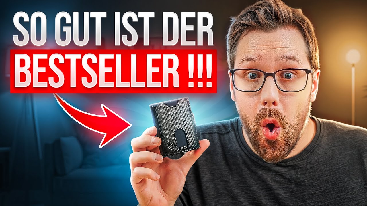 Von Heesen Slim Wallet im Test ► Was taugt der Bestseller mit M&uuml;nzfach und Druckknopf?