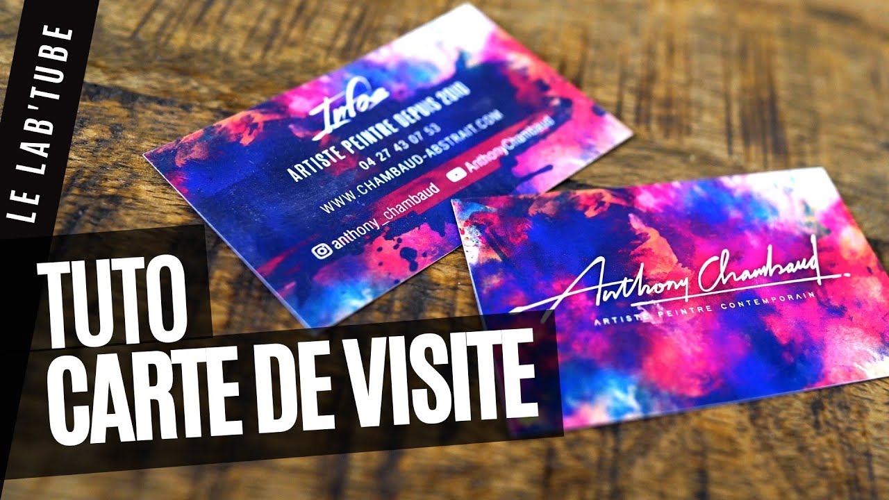 Créer une carte de visite (Facilement et sans logiciel / TUTO)