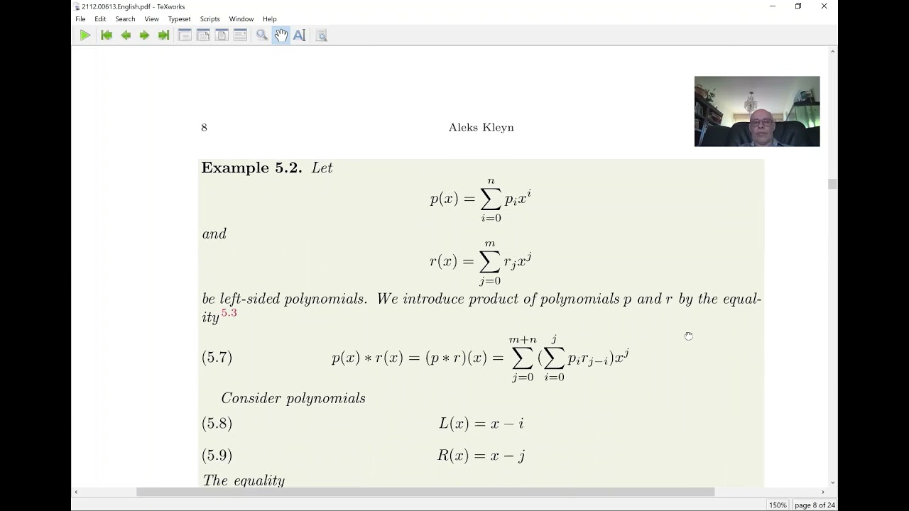 Polynomial in Non-Commutative Algebra