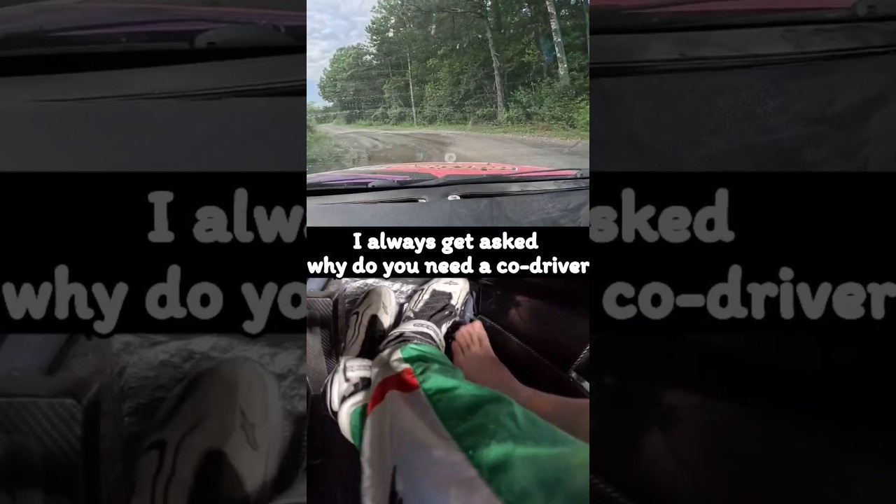 Why do you need a co-driver in Rally 