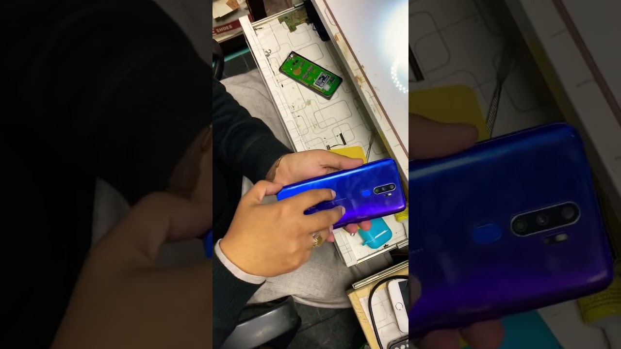 How to open oppo A9 2020 Back cover