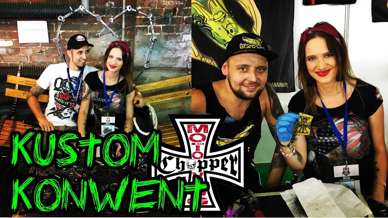 Kustom Konwent ✌ 2018 ✠ Choppery Bike&Moto, ⚓ Tatuowanie i ☠ Grawerowanie