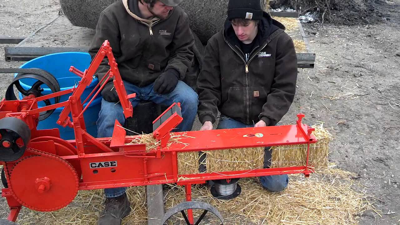Hay press 1/3 scale