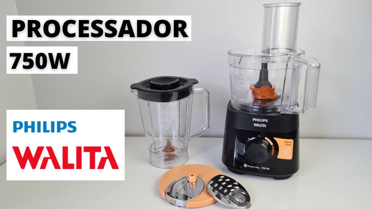 PROCESSADOR DE ALIMENTOS PHILIPS WALITA 750W RI7301/90
