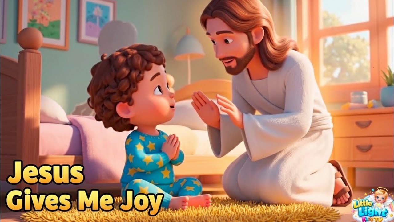 Teaching Toddlers to derive joy in the name of Jesus, Jesus Gives Me Joy 💖 | Christian Song for Kids